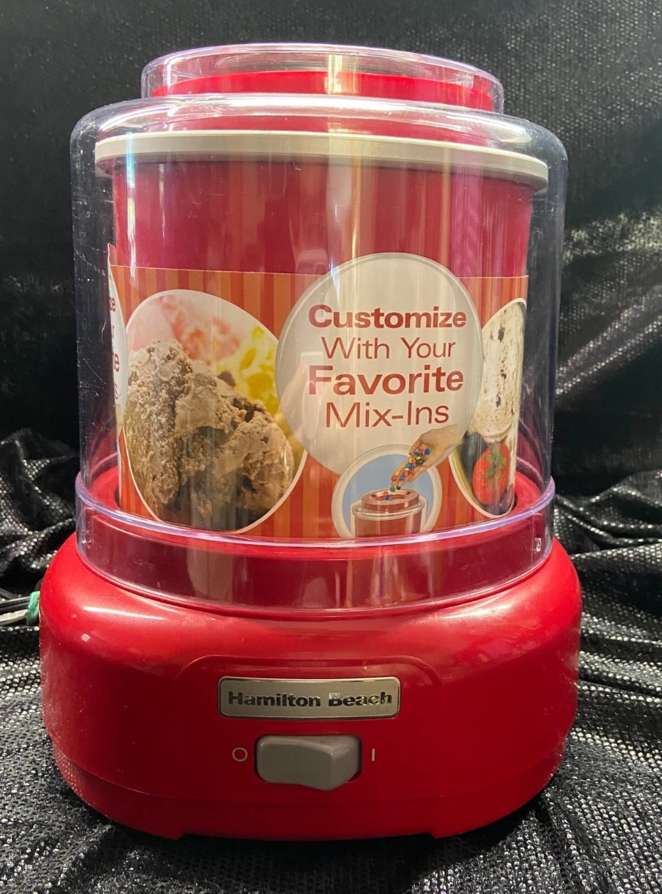 Hamilton Beach RED #68881z 1.5 Quart Capacity Ice Cream & Yogurt Maker
Opens in a new window or tab
