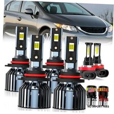 light Bulbs, 9005 High Beam 9006 For 2006-2013 2014-2015 Sedan Honda Civic
