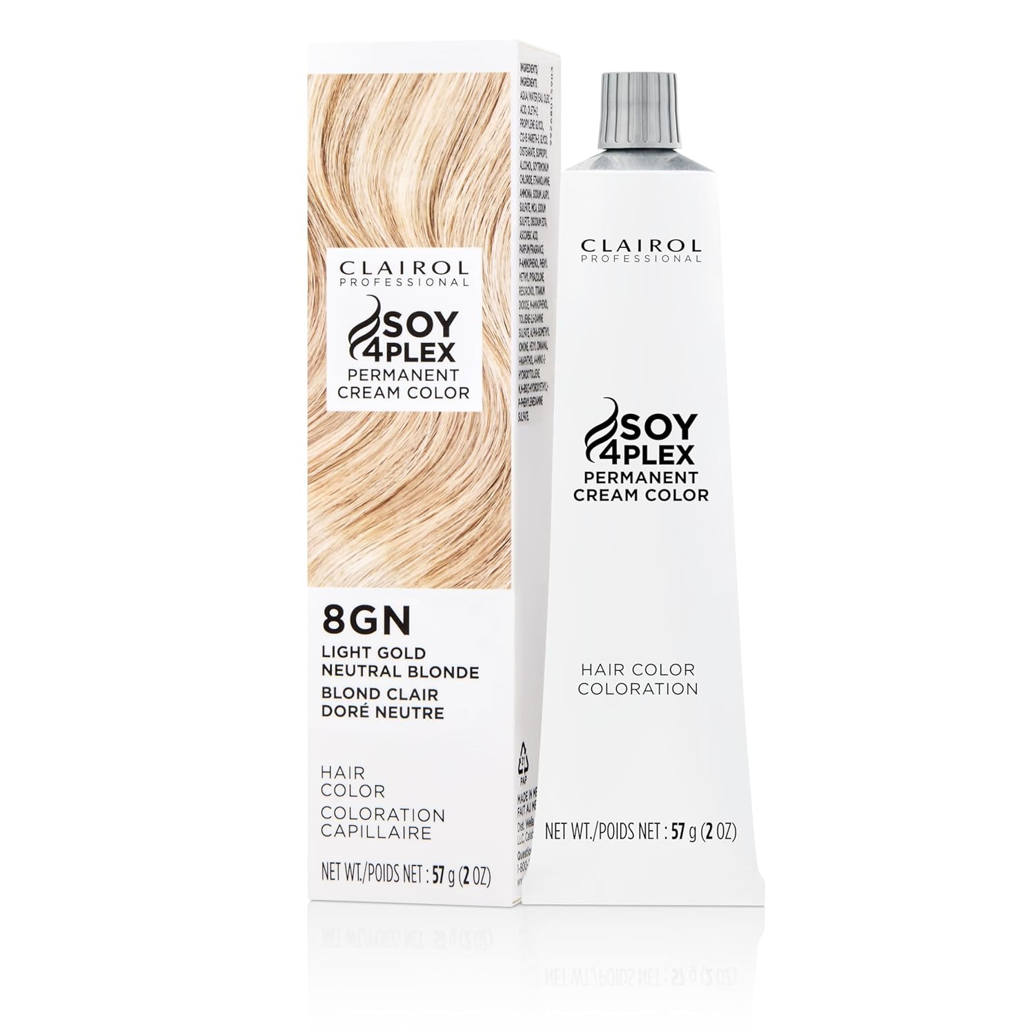 | Blonde, Brown, Black, & Red-violet Shades For 100%