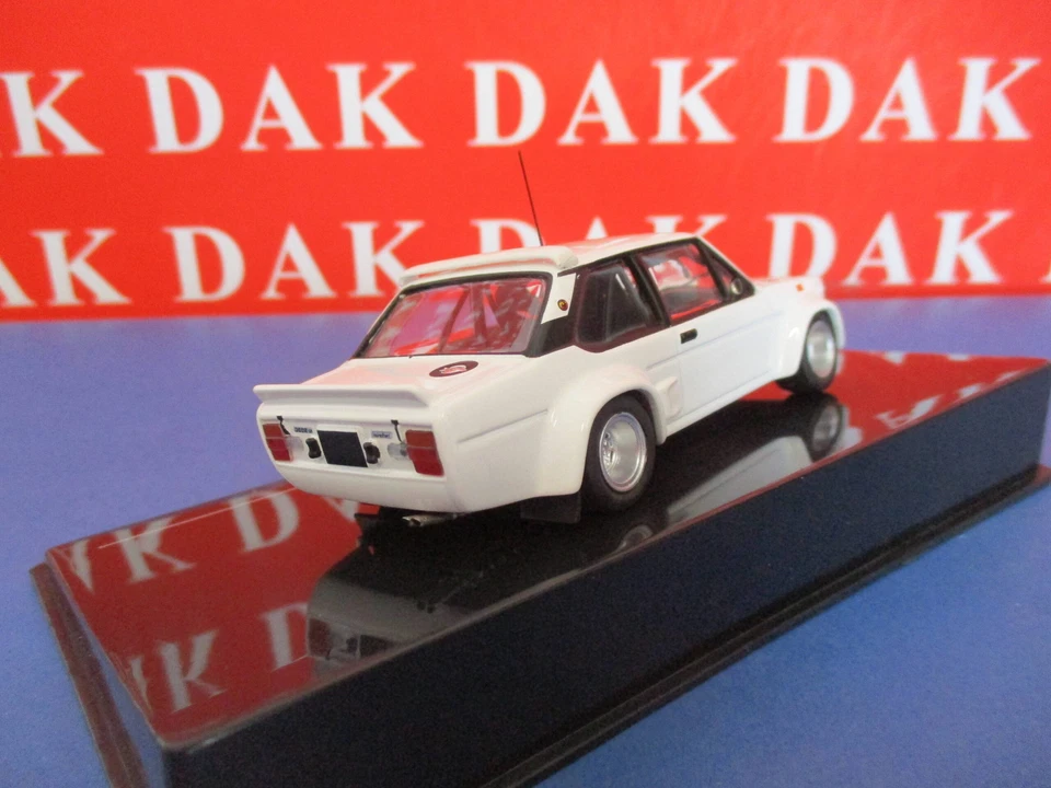 Die cast 1/43 Modellino Auto Fiat 131 Abarth White 1978 Plain Body Version Ixo - Immagine 3 di 4