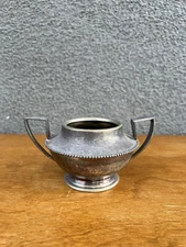 Barbour Silver Mid Century Co. Nickel Silver Cup Cream Sugar ￼ antique vintage