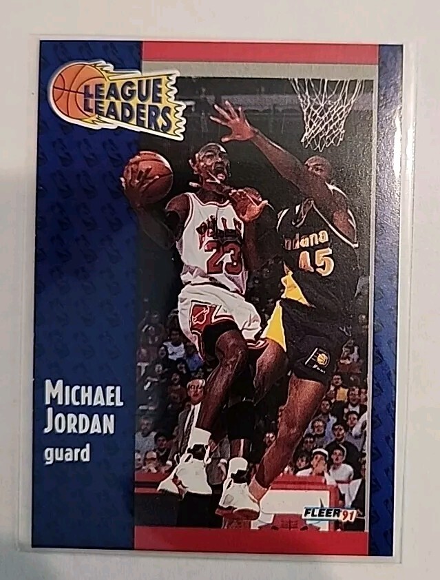 1991 Fleer - League Leaders - Michael Jordan #220
