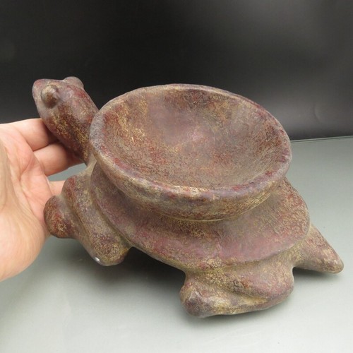 China,old jade,collectibles,Hongshan culture,rare tortoise inkstone R(827) - Picture 7 of 8