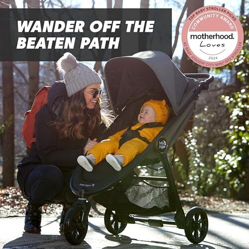 City Mini GT2 All-Terrain Stroller, Complete with Black Single Stroller - Picture 3 of 7