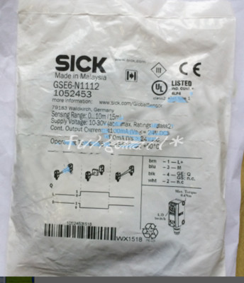 1PCS NEW SICK sensor GSE6-N1112 1052453