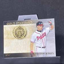 2012 Topps Gold Standard Atlanta Braves Baseball Card #GS21 Chipper Jones