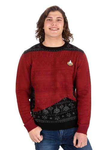 Star Trek "Trek the Halls" Christmas Sweater for Adults