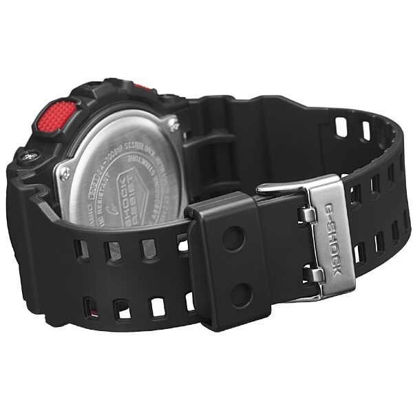 GA-100BNR-1AJF G-SHOCK black x red men's rubber band Wrist Watch