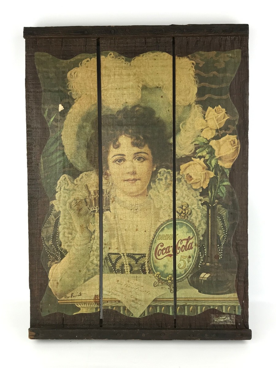 Vintage Coca Cola Coke Wooden Plank Sign Raisinrak 1974 | eBay