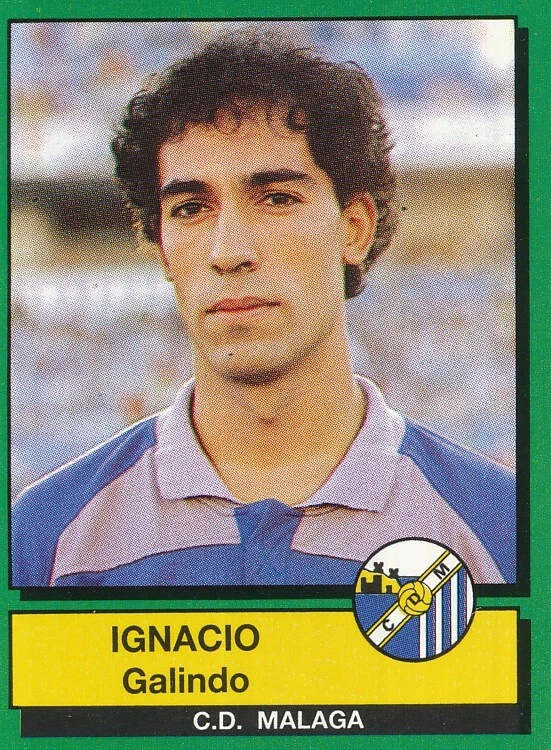 162 IGNACIO GALINDO # ROOKIE ESPANA CD.MALAGA STICKER CROMO PANINI FUTBOL  90 | eBay