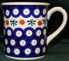 Vintage Ceramica Bona Boleslawiec Hand Made Dragonfly Ceramic Mug Poland Signed — photo 5