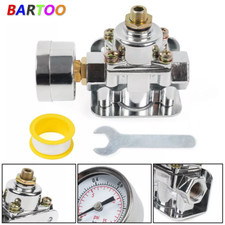 For Holley 12-803 2 Port 4 12 To 9 Psi Carburetor Fuel Pressure Regulator Gauge