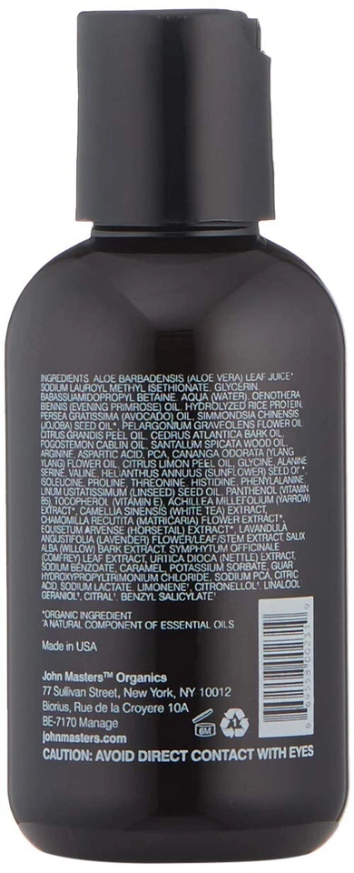 Juego de viaje de 3 piezas de champú, acondicionador y desenredante John Masters Organics 2 oz Foto 4 de 4