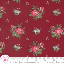 Moda I BELIEVE IN ANGELS 3003 12 Floral Floral BUNNY HILL Quilt Fabric CHRISTMAS