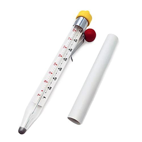 Candy Thermometer with Pot Clip, Deep Fry Oil Thermometer Candy Sugar Syrup
