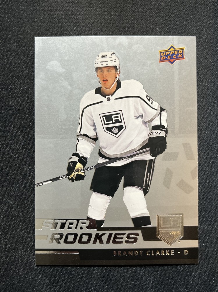 22-23 UD NHL Star Rookies Box Set Star Rookie 12 Brandt Clarke