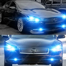 For Nissan Maxima 2009-2014 - 6PC LED Headlight Hi/Lo Fog Light Bulbs 8000K Kit