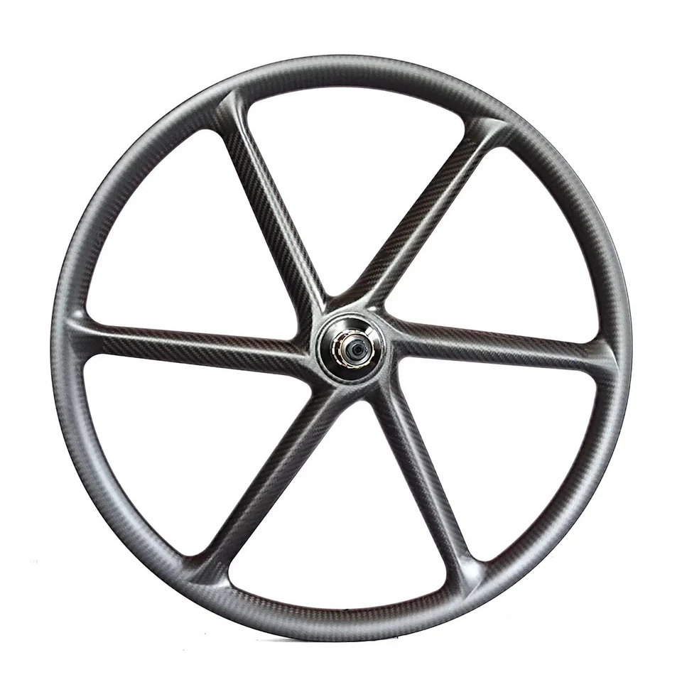 6 Spokes Carbon Wheels 26ER XC AM Mountain Bike Wheelset 6 Bolt Disc Brake Hub - Image 4 of 4