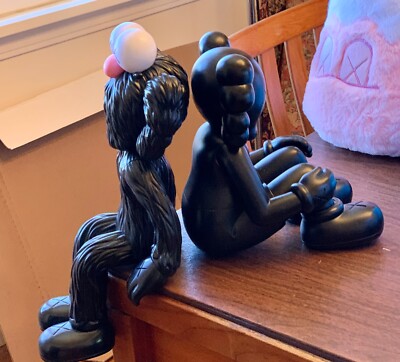 Kaws Seeing/Watching 2 pc -- Mystery Vinyl, likely an easter