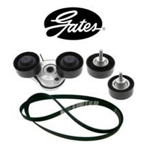 Drive Belt + Idler Pulleys + Tnesioner for LAND ROVER RANGE ROVER EVOQUE VELAR