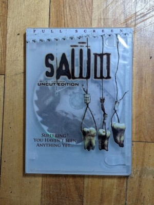 Saw III (2007) Full Screen Uncut Edition DVD UNRATED