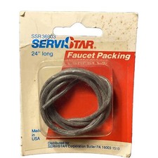 Servistar Faucet Packing SSR36903 - 24 Long - For Faucets, Drains, Valves NOS