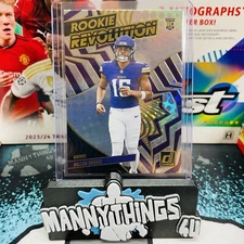 2024 Donruss Football #26 Dallas Turner RC Rookie Revolution Foil Minnesota 🔥