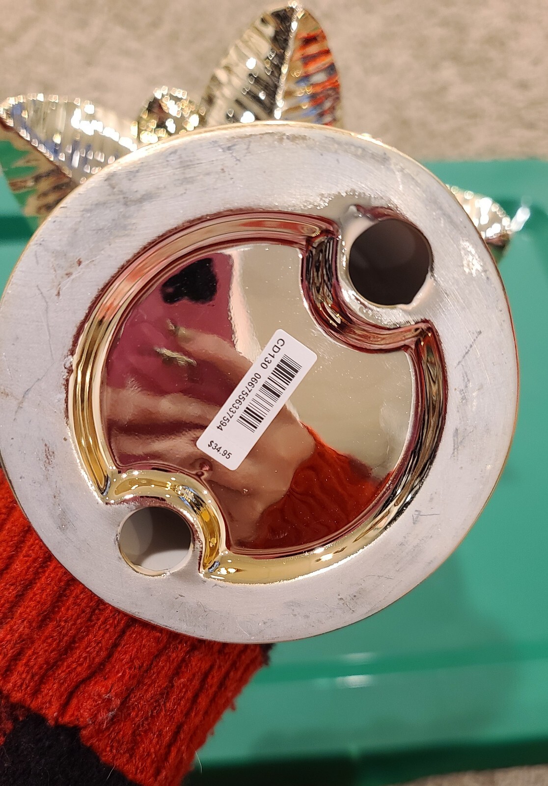 Bath Body Works Gold PALM TREE PEDESTAL 3Wick Candle Holder NIB 2022 eBay