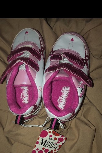 Minnie Mouse Toddler Sneakers Size 8 - Picture 3 of 3