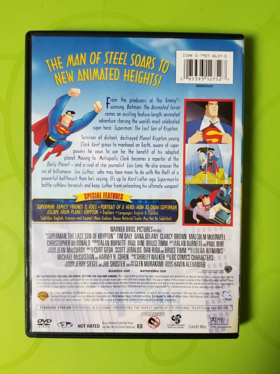 その他 Celebration [DVD] Superman The Last Son of Krypton Dvd 1996 | eBay