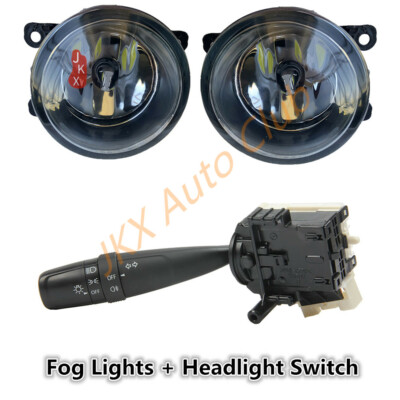 For Suzuki S-Cross / Vitara e LED Fog Lamps + Headlight Turn Signal Switch Assy