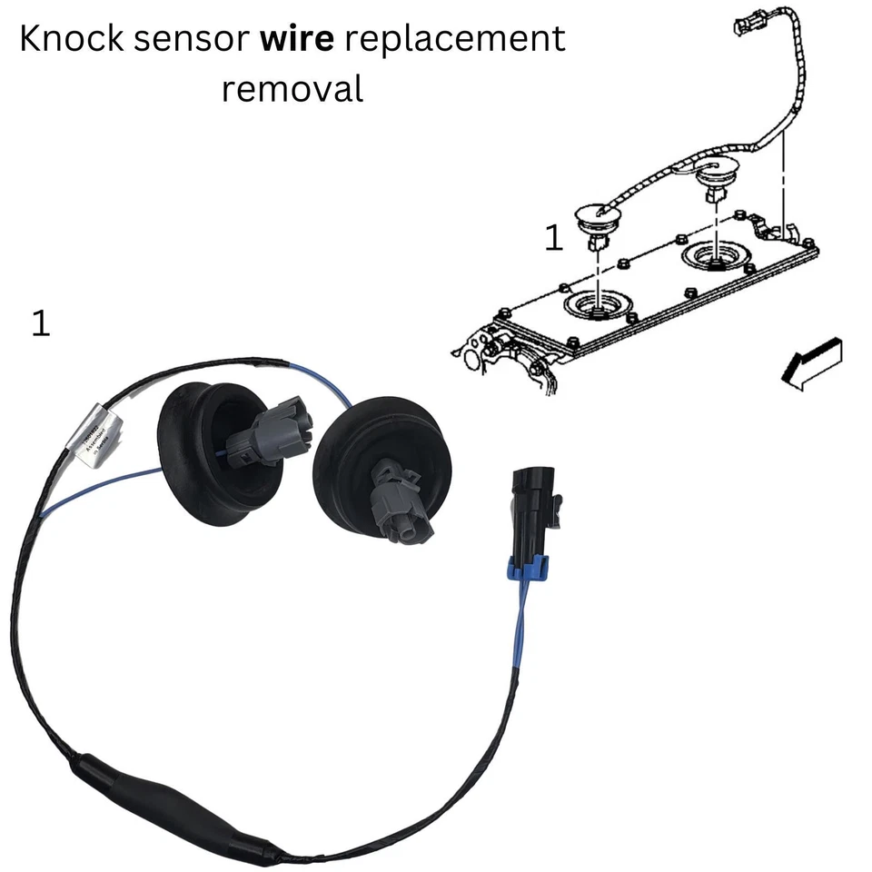 OEM Kit Intake Manifold Knock Sensors Harness for Cars Trucks 4.8/5.3/6.0L - Image 3 of 4