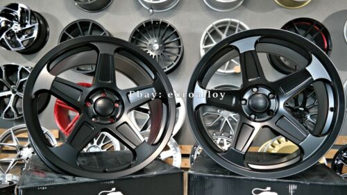 New 20 inch 5x115 DODGE DEMON SRT style Black wheels Challenger Concave Hellcat - Afbeelding 1 van 12