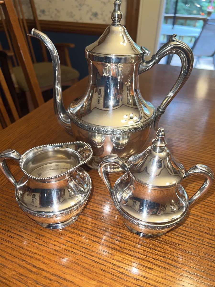 National Silver On Copper Tea/Coffee Service | eBay