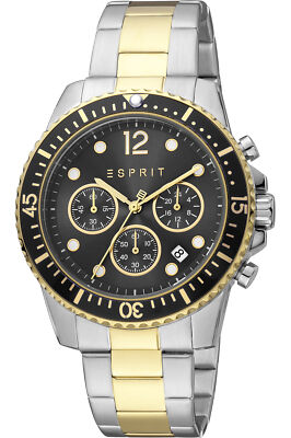 Esprit Uhr ES1G373M0085 für Mann Schwarz aus Edelstahl
