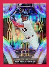 2020 Select Ronald Acuna Jr. 25 Man Holo #25 Prizm Atlanta Braves