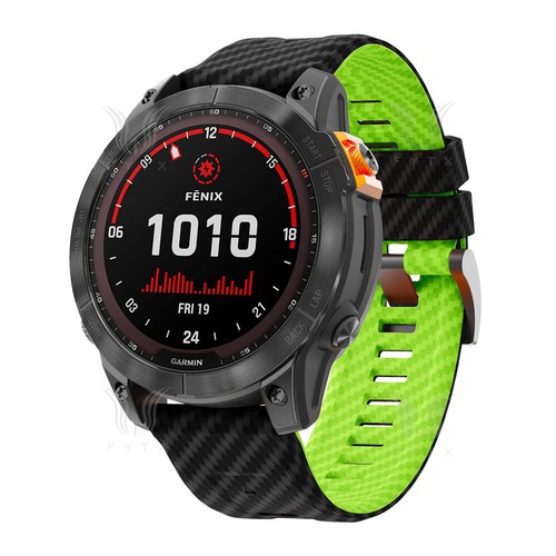 For Garmin Fenix 7X 7 6X 6 5X 5 MARQ Carbon fibre patterned Quick fit Strap Band - Picture 57 of 65
