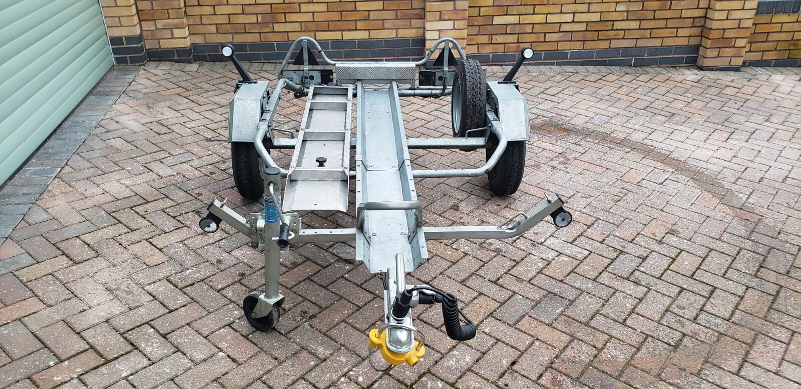 Erde PM310 motorcycle motorbike trailer, ramp, jockey wheel, spare