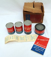 Ansco Color Film Developing Outfit 946cc Fixer Hardener Shortstop Vintage Cans