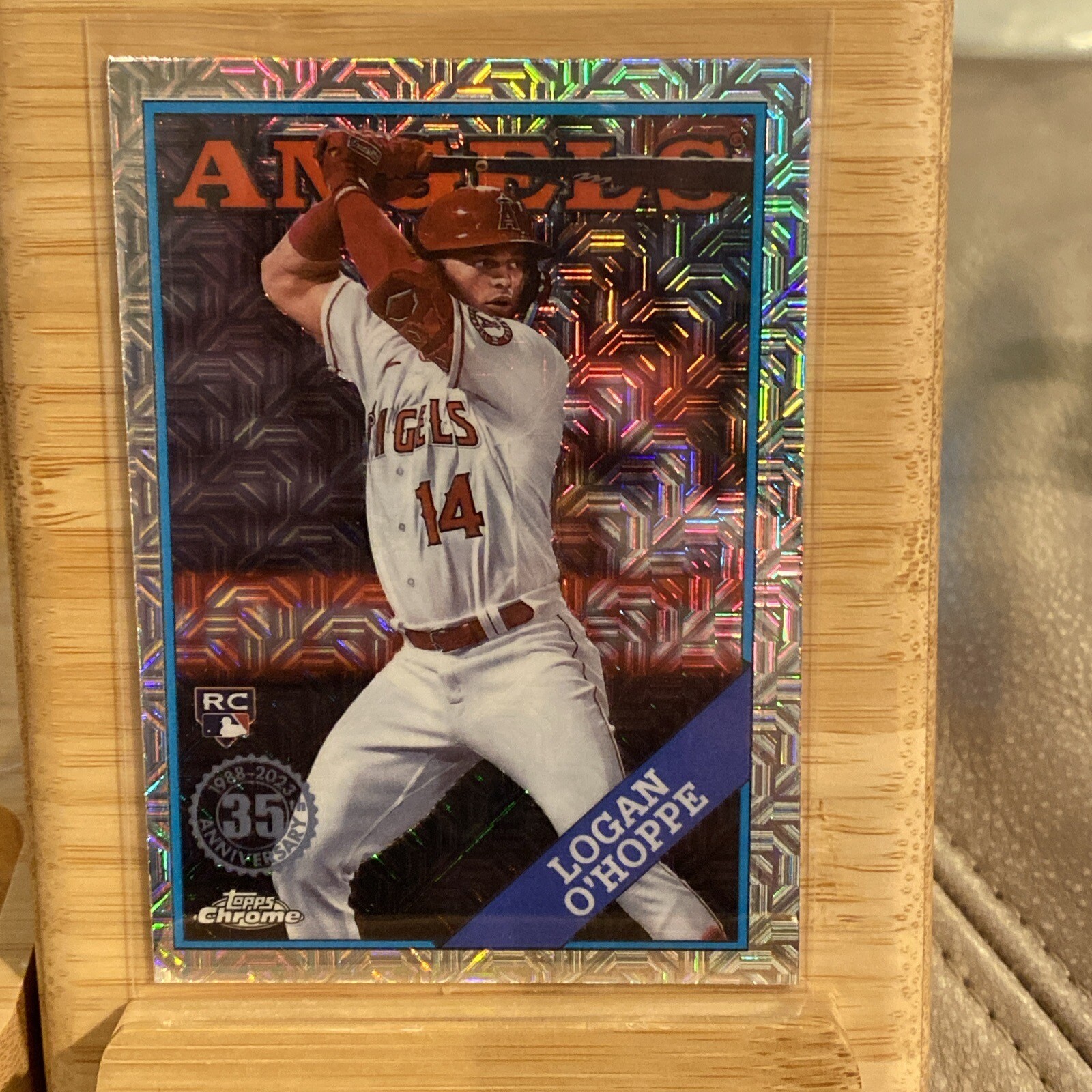 2023 Topps Series 2 Silver Pack Chrome Mojo - Logan O’Hoppe - ROOKIE