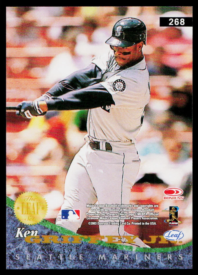 2004 Leaf Second Edition Second Edition Ken Griffey Jr. #268 Cincinnati Reds - Image 2 of 2