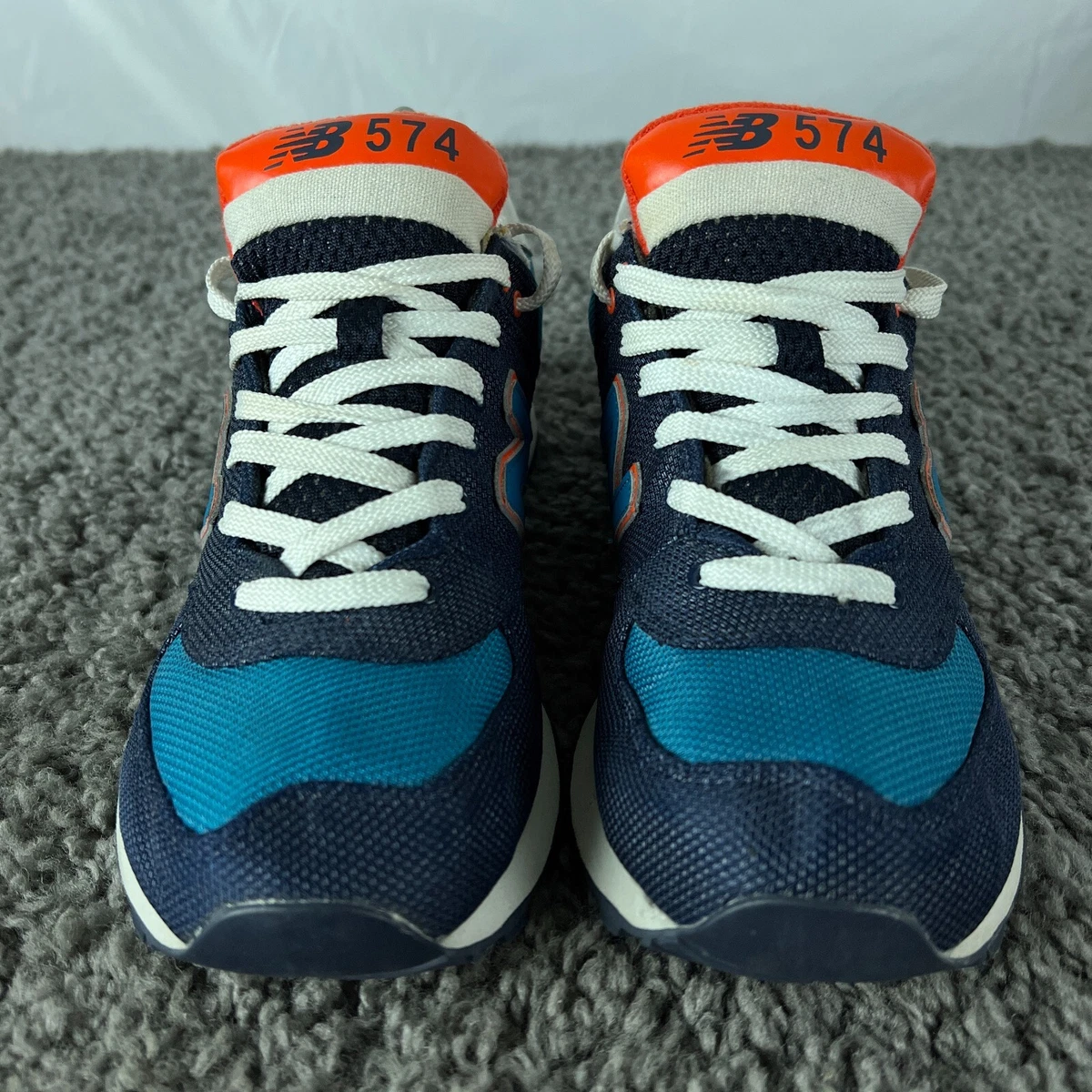 New balance hotsell 574 navy orange