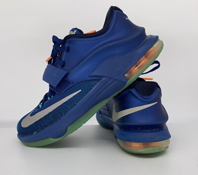 Nike Boys KD 669942-400 Blue Basketball Shoes Sneakers Size