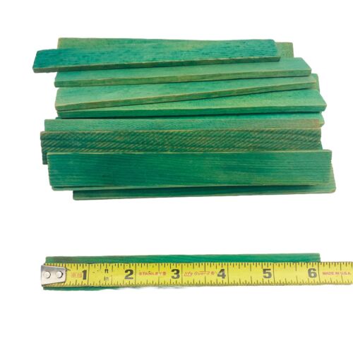 20 pezzi di ricambio lamelle tetto verde corto Playskool Lincoln tronchi vintage 6" - Foto 3 di 4