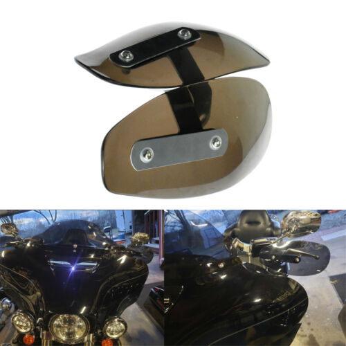 Universel moto main garde vent déflecteur protecteur bouclier fumée pour Harley - Picture 1 of 9