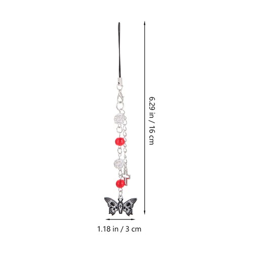2 Pcs Mobile Phone Chain Camera Accessories Butterfly Strap - 第 2/12 張圖片
