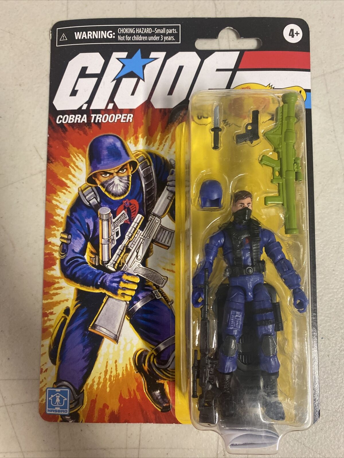 GI Joe Vintage Retro Cobra Trooper Walmart Exclusive Hasbro 3.75” 2021