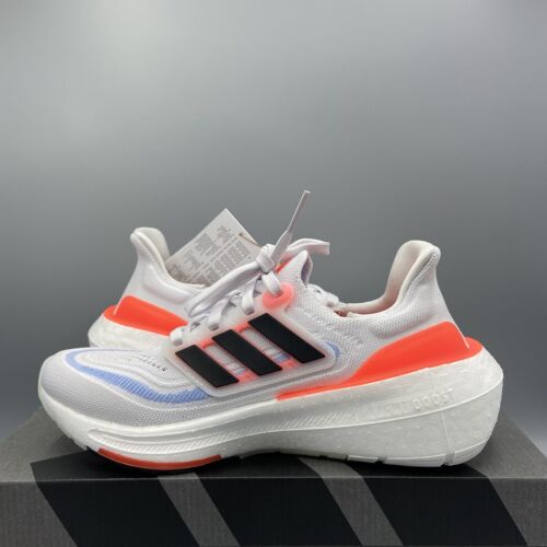 Adidas UltraBoost Blanco Claro Naranja Zapatos para Correr Gimnasio Entrenadores UK 4 EU 36.5 NUEVO - Imagen 2 de 9