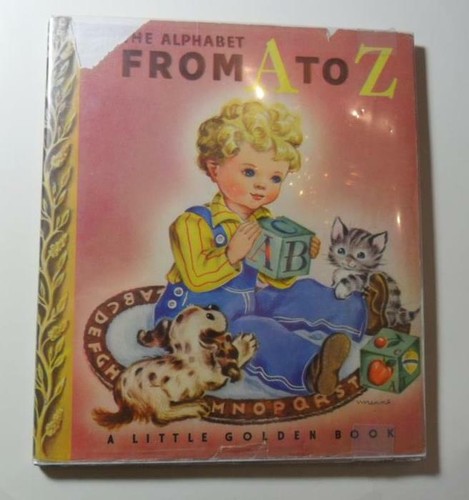 The Alphabet From A To Z Leah Gale Vivienne Blake 8th Ed Dj Little Golden Book Ebay