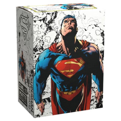 superman card sleeves Dragon Shield: Justice League Superman - Art, Matte Card Sleeves (100ct)